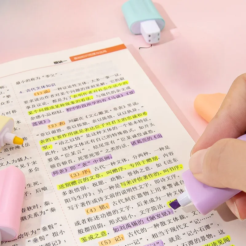 6 шт./партия Girl набор милых маркеров школьные и офисные канцелярские