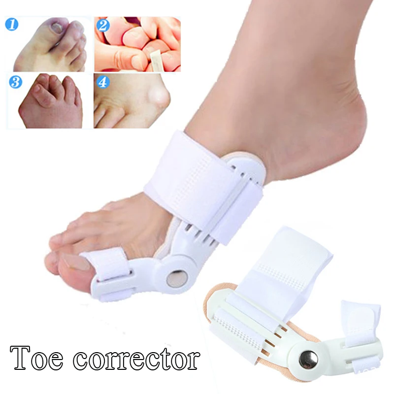 

Bunion Splint Big Toe Straightener Adjustable Corrector Knob Hallux Valgus Correction Orthopedic Supplies Pedicure Foot Toe Care