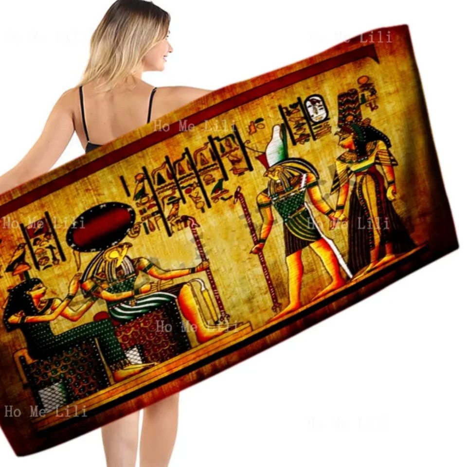 Древние египетские свитки с фараонарическими иероглифами быстросохнущее