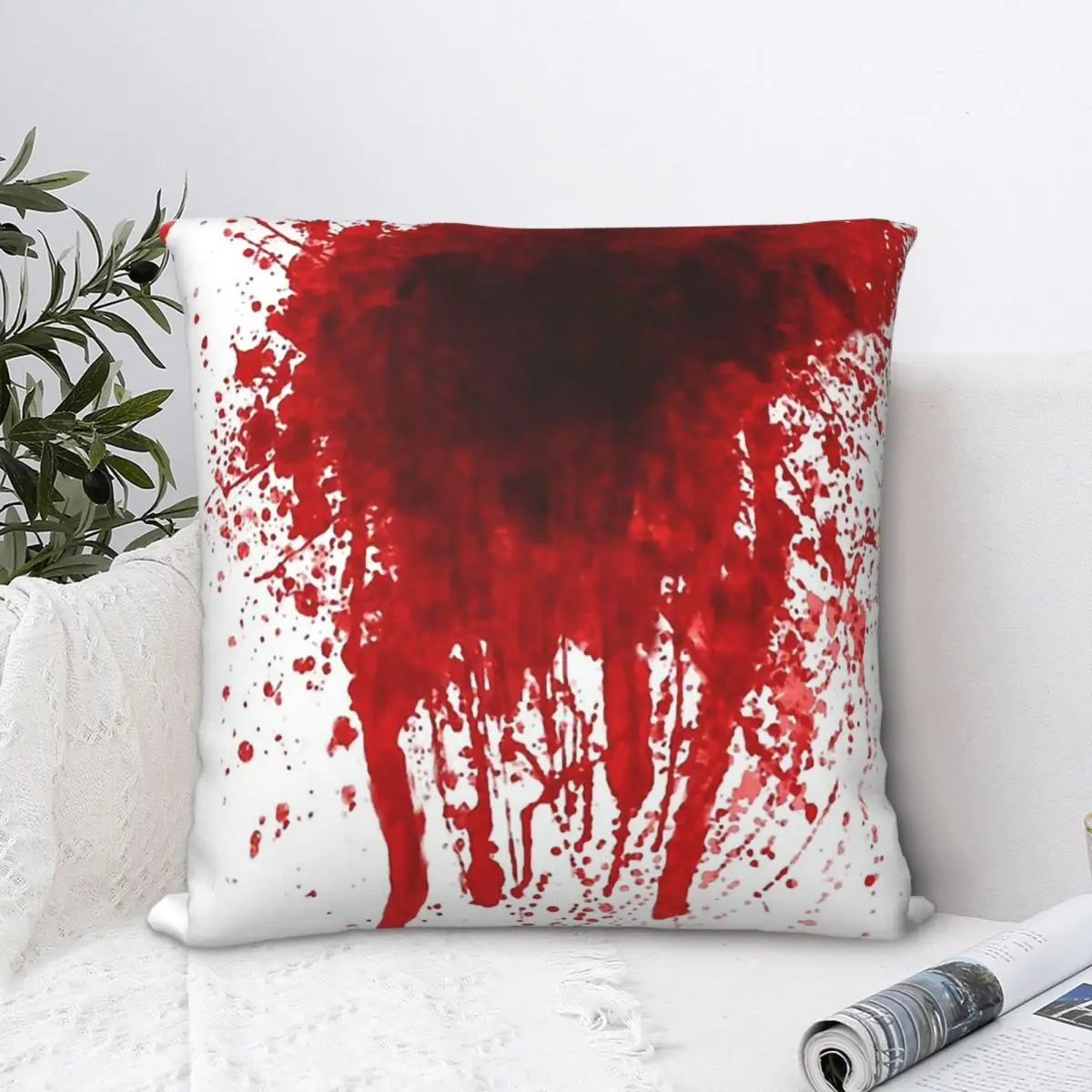 

Blood Stain Hug Pillowcase Other Backpack Cushion Bedroom DIY Printed Car Coussin Covers Decorative