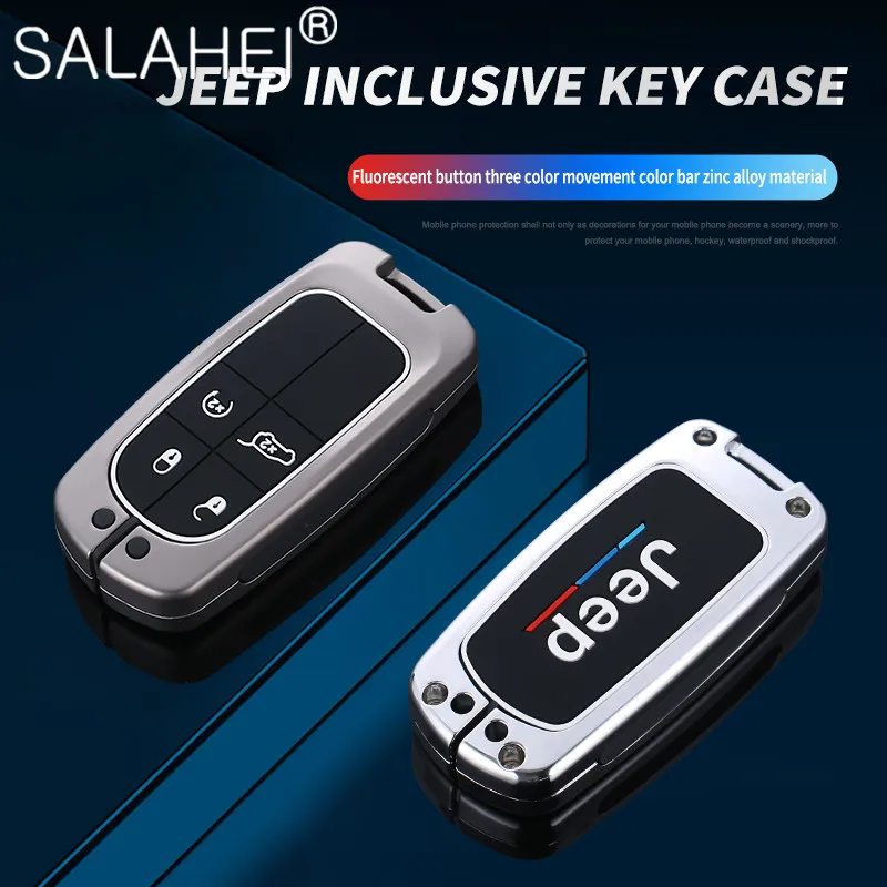 

Car Key Case Cover Holder For Jeep Renegade 2014 2015 Patriot Compass Grand Cherokee Liberty WK2 KL BU MP Protection Accessories