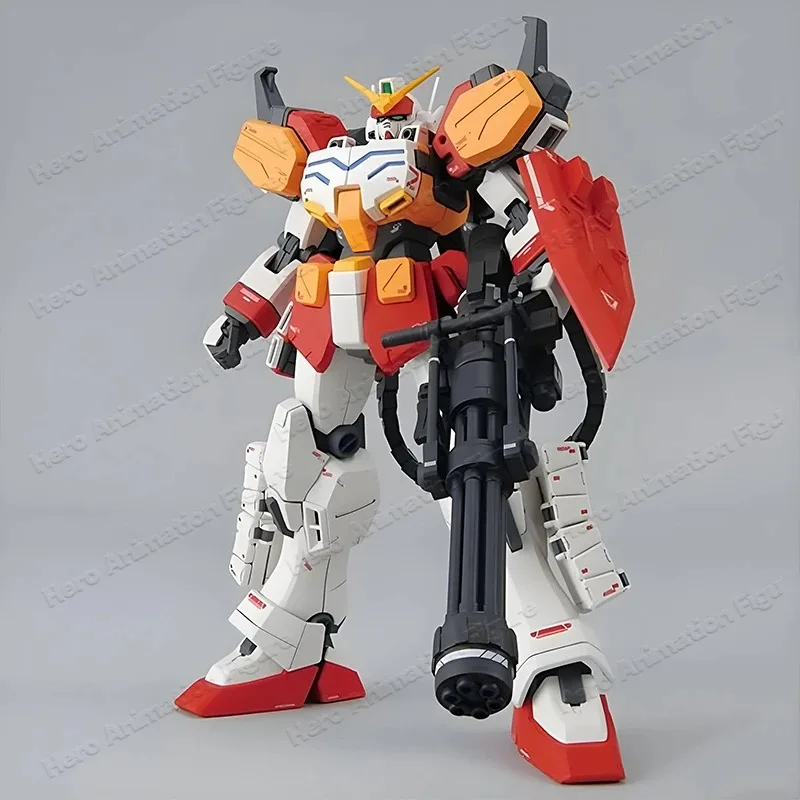 Фото Оригинальный набор для сборки модели Bandai GUNDAM MG 1/100 GUNDAM HEAVYARMS CUSTOM, аниме-фигурка, сборная модель, игрушки, подарки для мальчиков №5