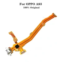 original usb charging port dock flex cable for oppo a83 a83t a83t charger plug with mainborad cable connector replacement parts