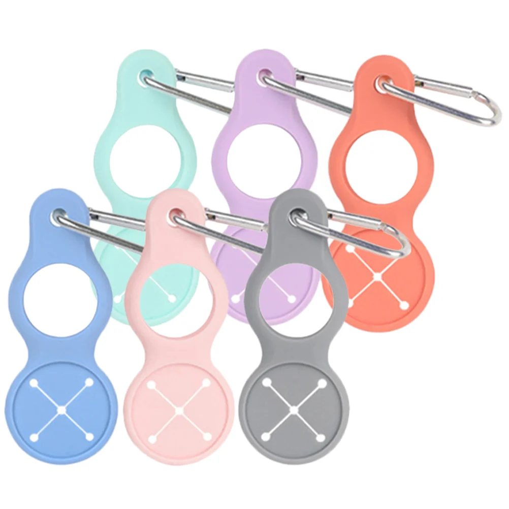 

6 Pcs Climbing Backpack Hanging Carabiner Water Bottle Carrier Camping Supplies Bottle Hanging Buckle