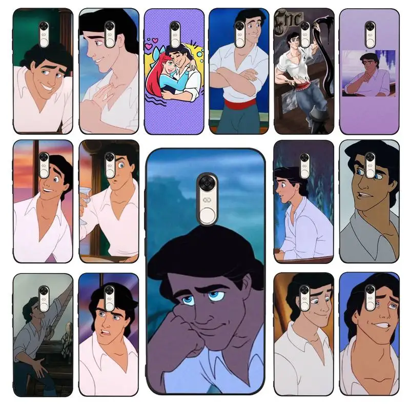 

Disney Prince Eric Phone Case for Redmi 5 6 7 8 9 A 5plus K20 4X S2 GO 6 K30 pro