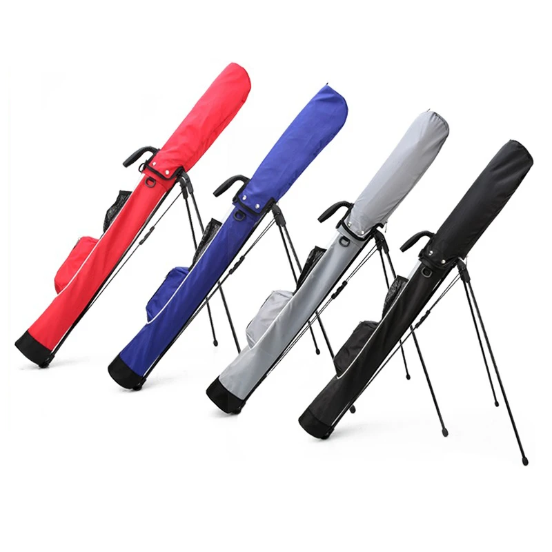 PGM Golf Stand Bag Lightweight Portable Golf Bracket Bag Waterproof Golf Gun Bag Support Stand Rack Large Capacity for 9 Clubs