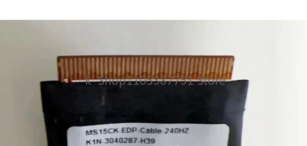 Фото K1N-3040287-H39 - новый кабель для экрана ноутбука EDP для MSI MS-15CK Delta 15 A5EFK 240HZ №4
