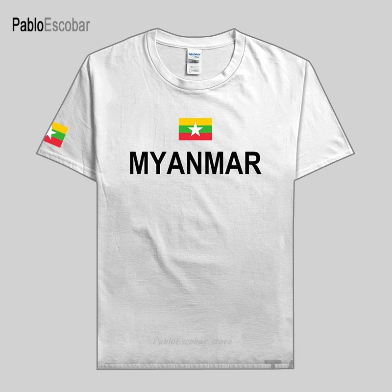 

Myanmar Burmese Myanma men t shirts fashion jersey nation team 100% cotton t-shirt clothing tees country sporting MMR Burma