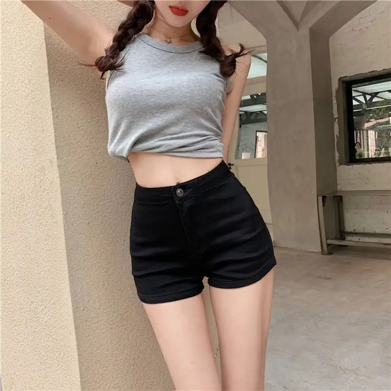 Sexy Shorts For Women Summer Blue Higgh Wasit Jeans Female Korean Style Jeans Slim Fit 2023 Streetwear Y2k Fashion Ultra Shorts