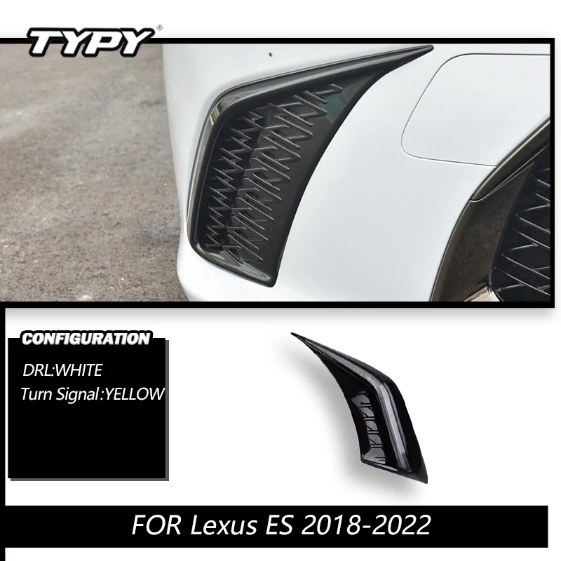 

TYPY светодиодный динамический указатель поворота дневного света DRL противотуманная фара дневного света для Lexus ES200 ES250 ES300h 2018 2019 2020 2021 2022