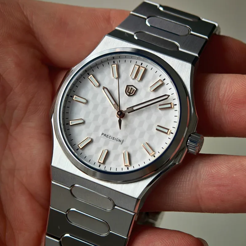 Оригинальные роскошные часы Watchdives Premier WD0016B Square-Block VH31VH60, кварцевые часы с сапфировым стеклом, светящиеся водонепроницаемые наручные часы (art.: 3920d8541bc95) - 3920d8541bc95
