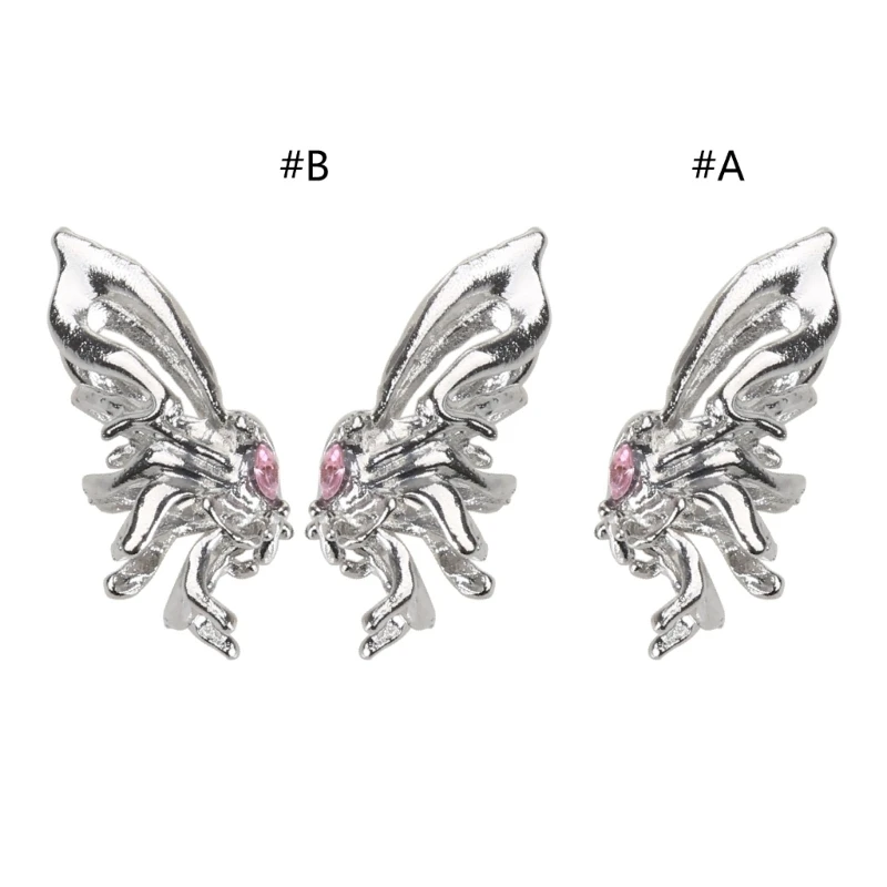 

Fashion Punk Butterfly-Elf Ear Clip Fashion Designs Metal Wing Ear Cuffs No-Piercing Earrings for Woman Girls Jewelry