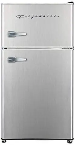 

2-дверный холодильник размера квартиры с морозильной камерой, 7,5 куб. Футов, платиновая серия, нержавеющая сталь