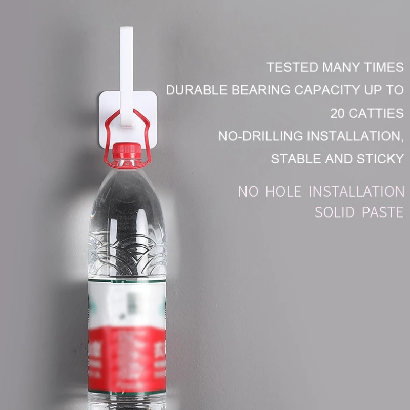 1 шт. настенный крючок без перфорации для кухни ванной комнаты следов стеллаж