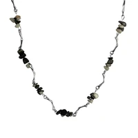 2022 new niche design personality necklace low neck ladies chain strap titanium steel clavicle chain necklace