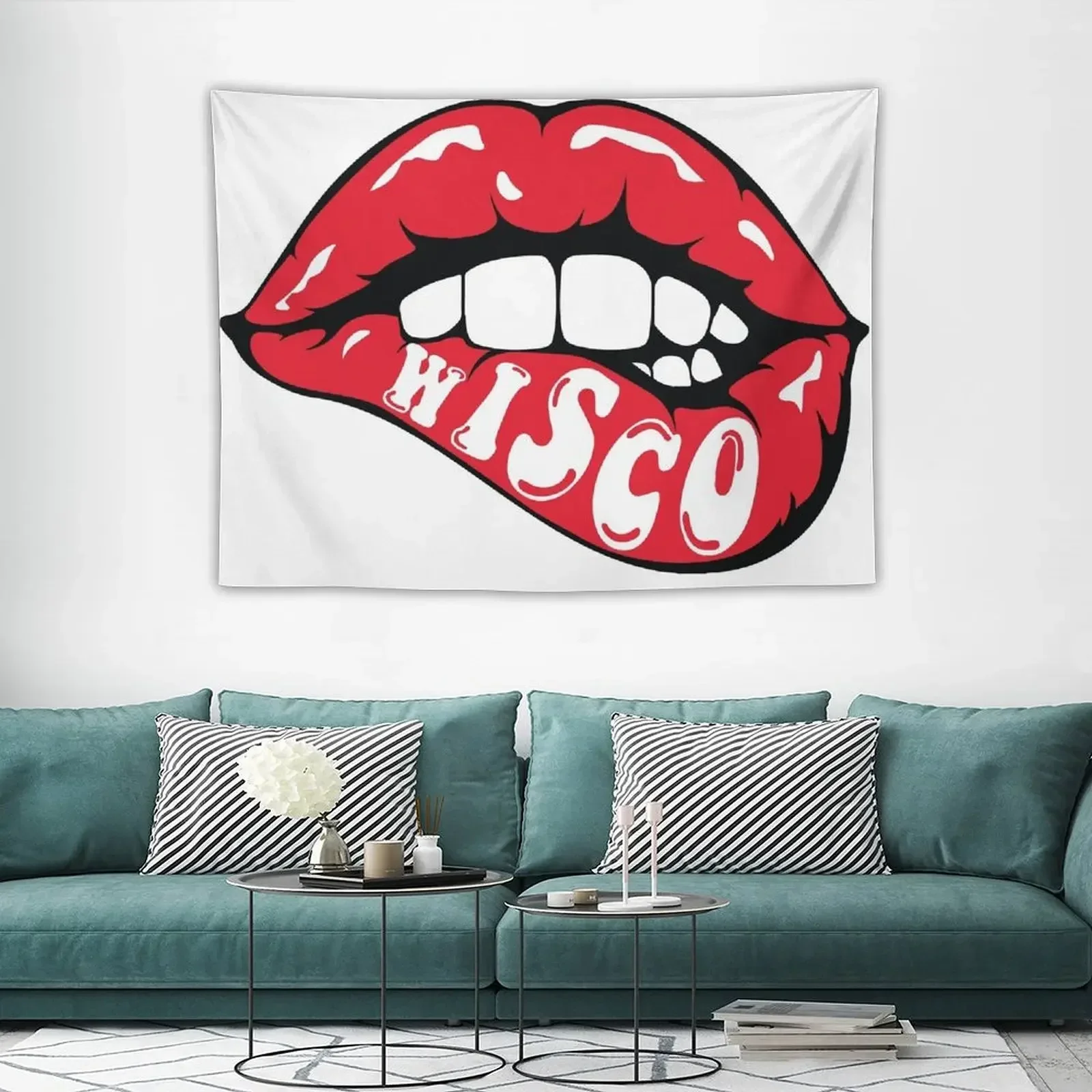 Wisco гобелен в виде губ Декор для дома декор стен