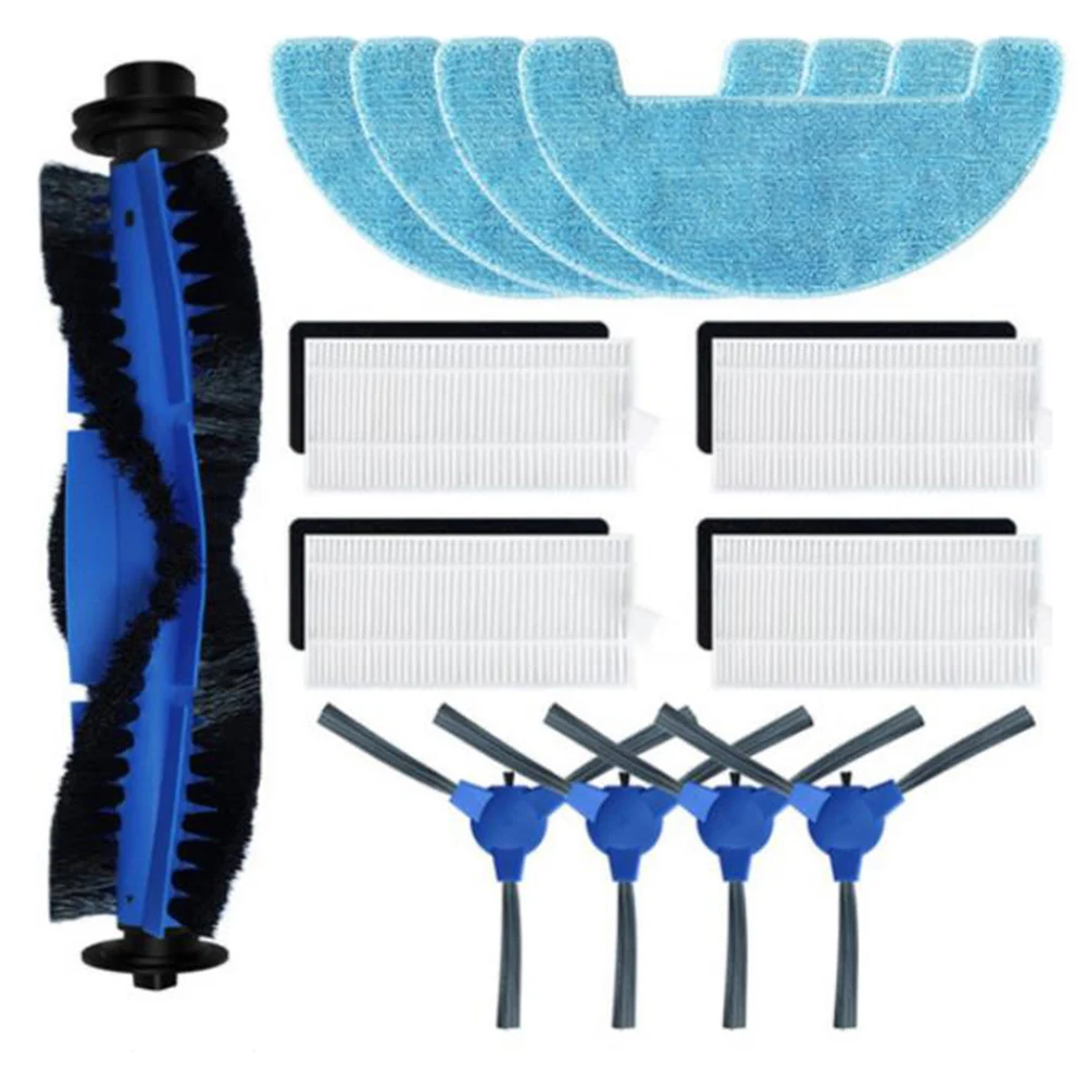 

Coredy R550 R600 R650 R750 Spare Part Kit Replace Main Brush Filter Side Brush & Mop Rag Regularly for Optimum Performance