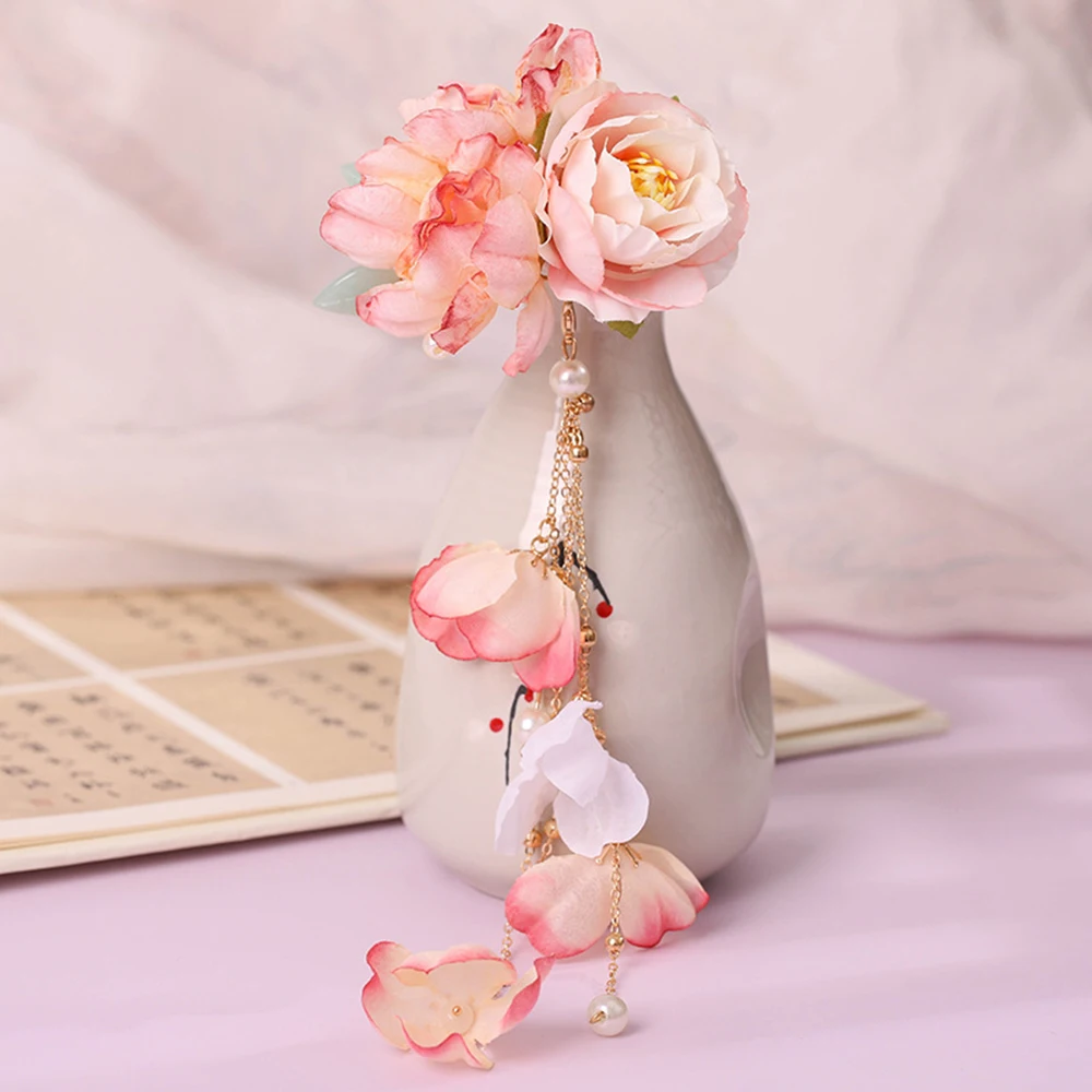 3D Цветочные заколки для волос зажимы головные уборы женщин и девушек украшения