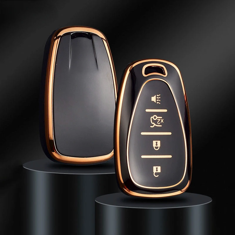 

ТПУ чехол для автомобильного ключа чехол для Chevrolet Chevy Camaro Cruze Malibu Sonic Volt Tracker Spark Bolt Trax аксессуары без ключа