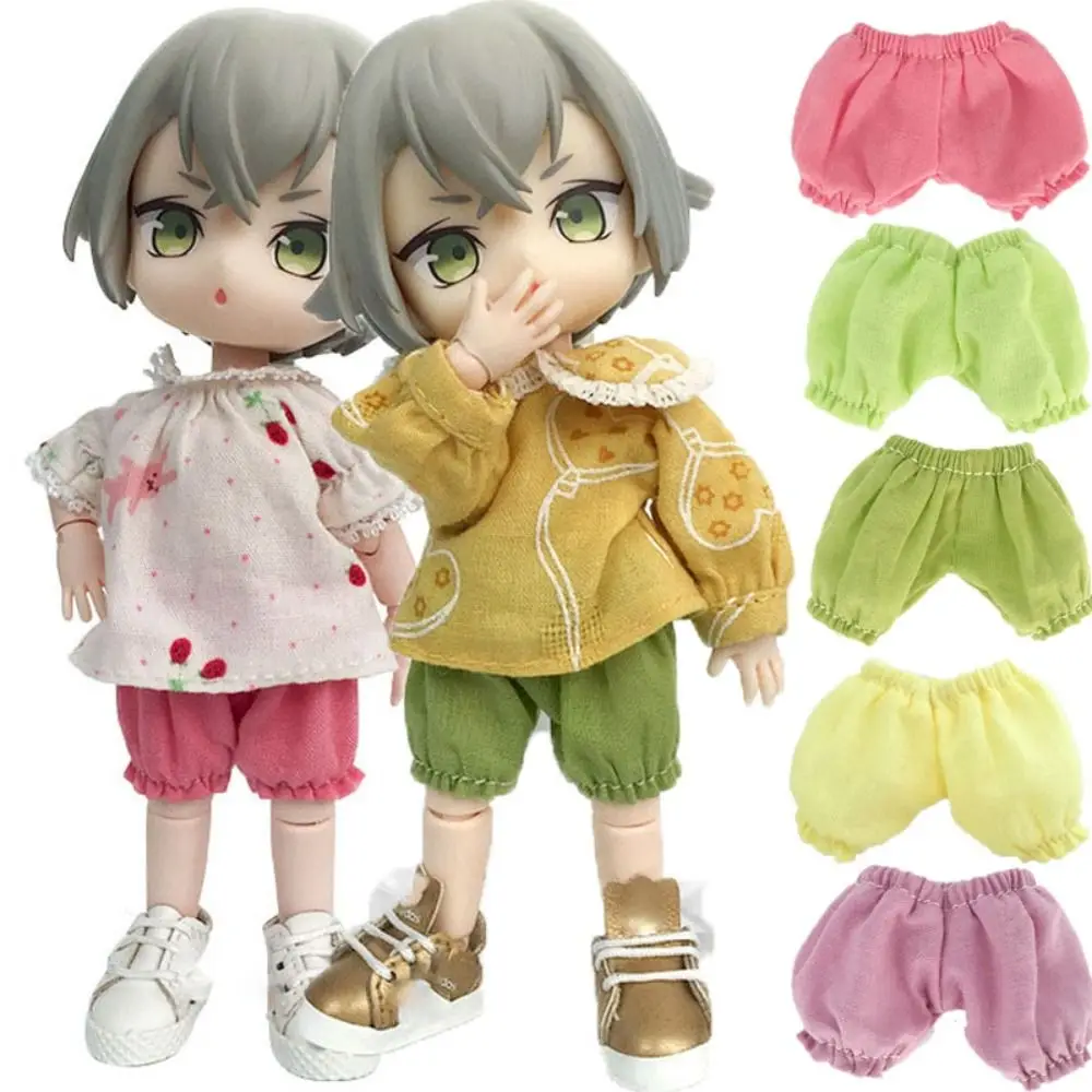 

Красивая Одежда для куклы, высокое качество, мини-штаны для куклы 6 цветов, модные аксессуары для кукол 1/11 OB11/Obitsu11Dolls/1/12Bjd кукла