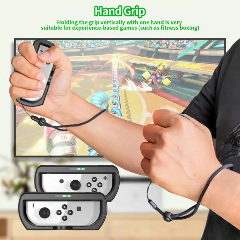 Universal Grip Game Console Wheel Detachable Left And Right Handles Two-in-one Waterproof For Switch Oled Abs Mini