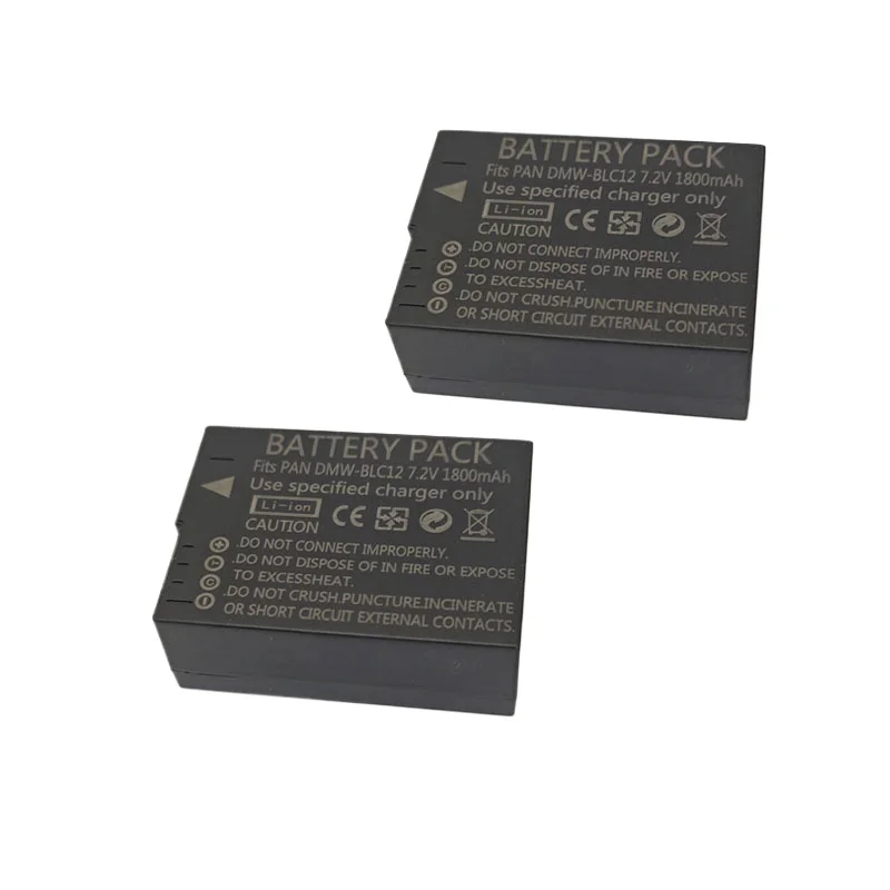 Фото DMW-BLC12 DMW-BLC12E Высококачественный аккумулятор для камеры Panasonic DMC-GH2S FZ3 G95 G85 G80 G5 G6 G7 GX8 FZ200 FZ300 FZ2500 FZ1000 №5