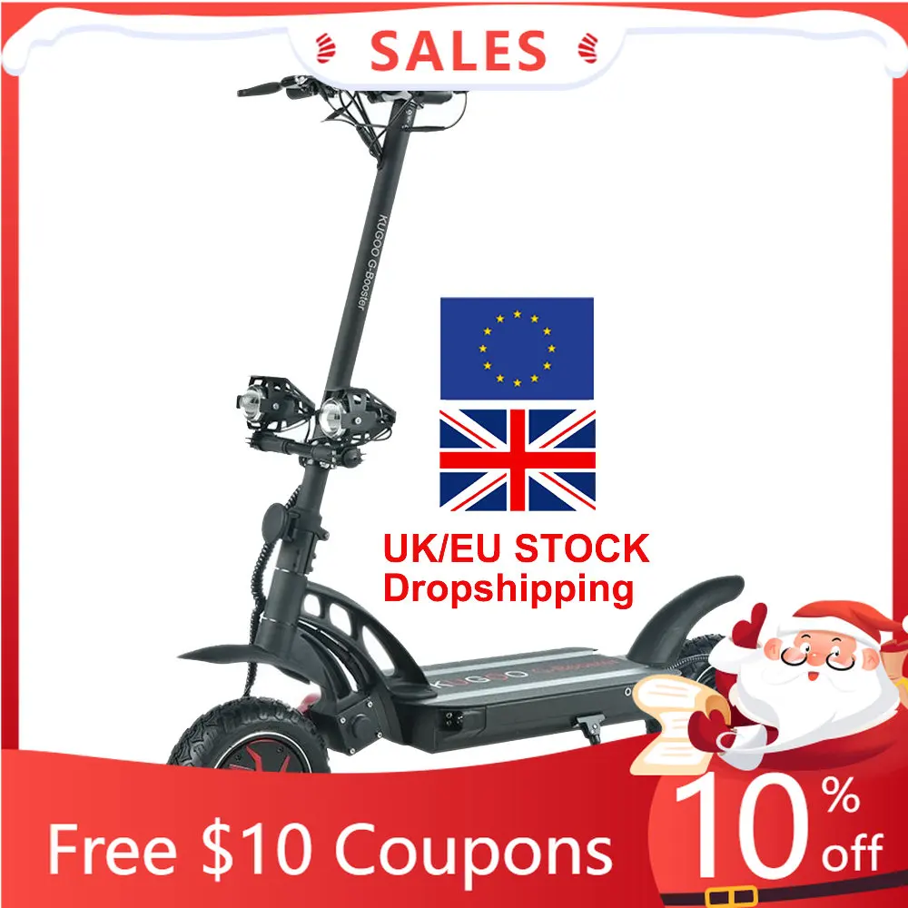 

EU UK Warehouse Kugoo G Booster Off-road 2000W Dual Motor With Disc Mechanical Brake kick electric scooters electrico