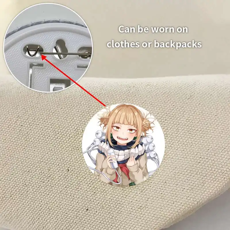 Toga Himiko Game Anime значок с характерным персонажем брошь якорь периферийные знаки