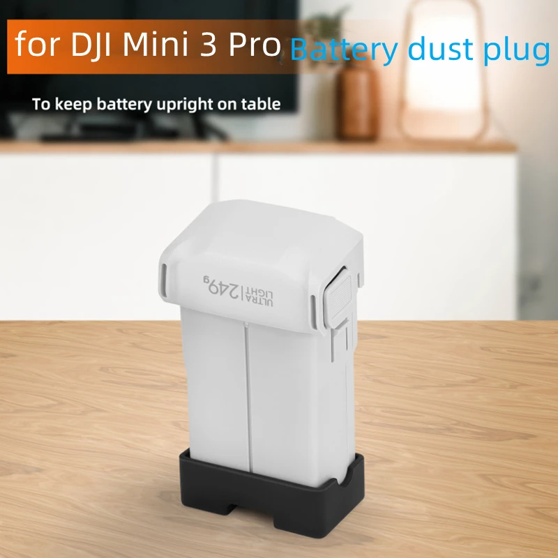 

3PCS Battery Dust Plug for DJI Mini 3 Pro Battery Dust Cover Plug Contact Protection Cover Silicone Anti-Short Circuit Accessory