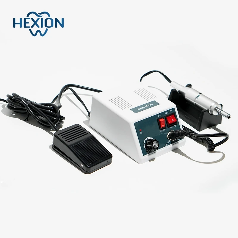 Фото НОВЫЙ набор стоматологических микромоторов HEXION — ручная шлифовальная машина MARATHON (35000 об/мин, E-TYPE) — бесщеточный электрический полировальный наконечник 18/102/204 №2