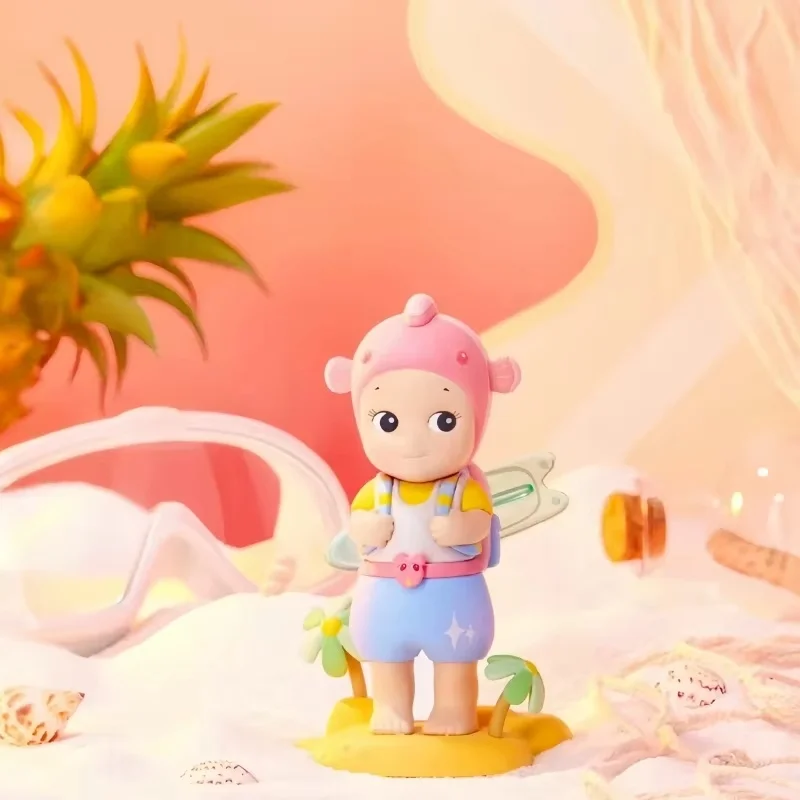 В наличии подлинная серия Sonny Angel Island Holiday утреннее солнце закат прилив игровой