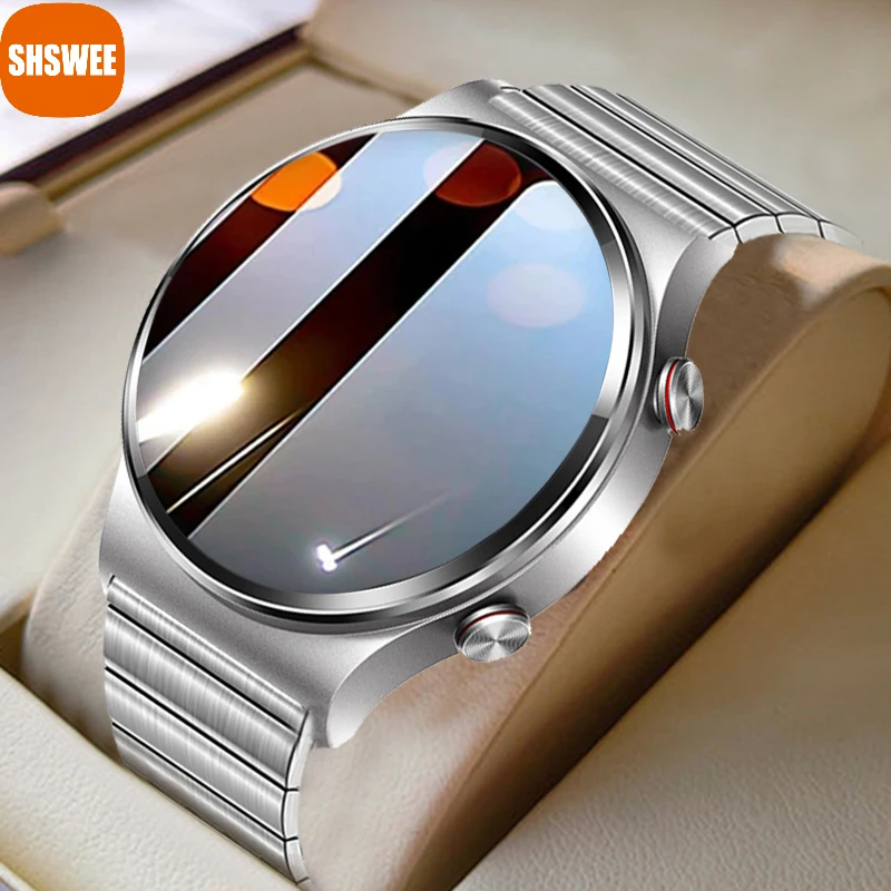 

For Samsung Apple Xiaomi Huawei AMOLED Screen Smart Watch Men Music Playback Bluetooth Call Waterproof Heart Rate Smartwatch