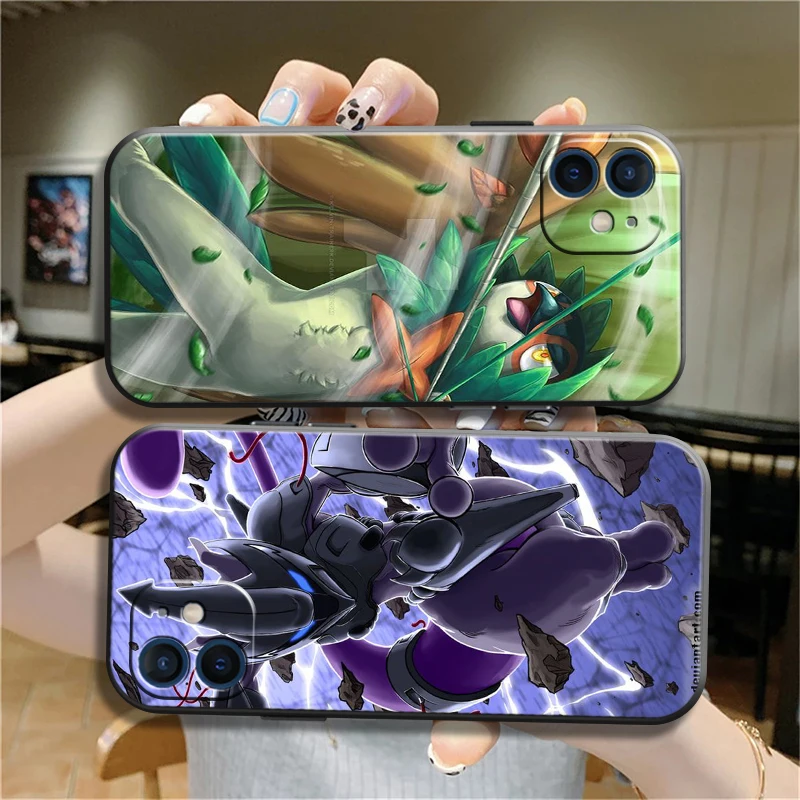 

Чехол для телефона с японским аниме покемоном для iPhone 11 13 12 Pro Max 12 13 Mini X XR XS MAX SE 2020 7 8 6s Plus, ударопрочный чехол для сотового телефона