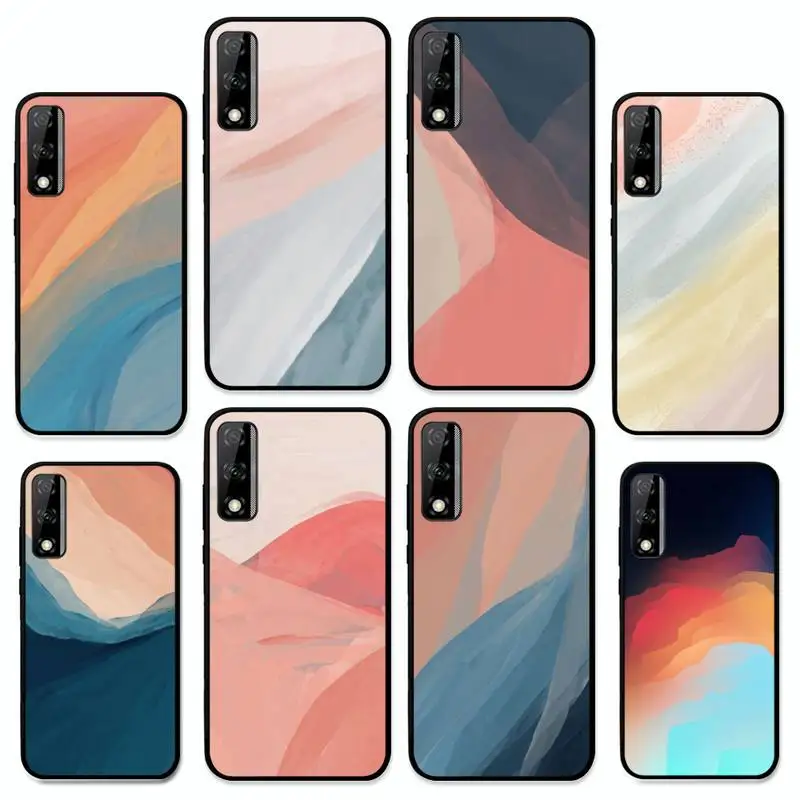 

Artistic ink painting Phone Case for Huawei Y 6 9 7 5 8s prime 2019 2018 enjoy 7 plus