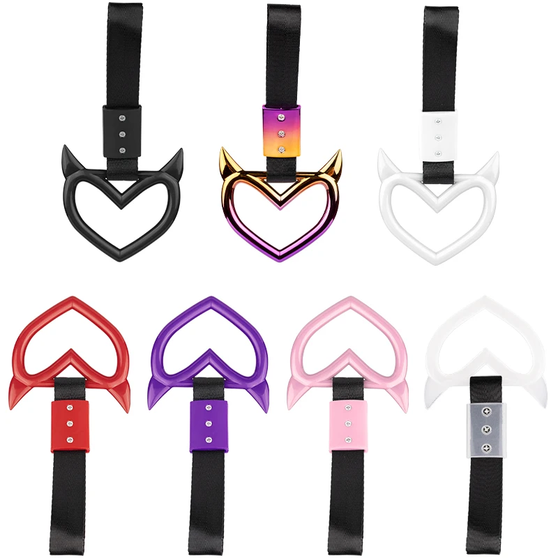 1 шт. JDM поезд автобус ручка ремешок Tsurikawa кольцо сердце Стайлинг Drift Charm авто