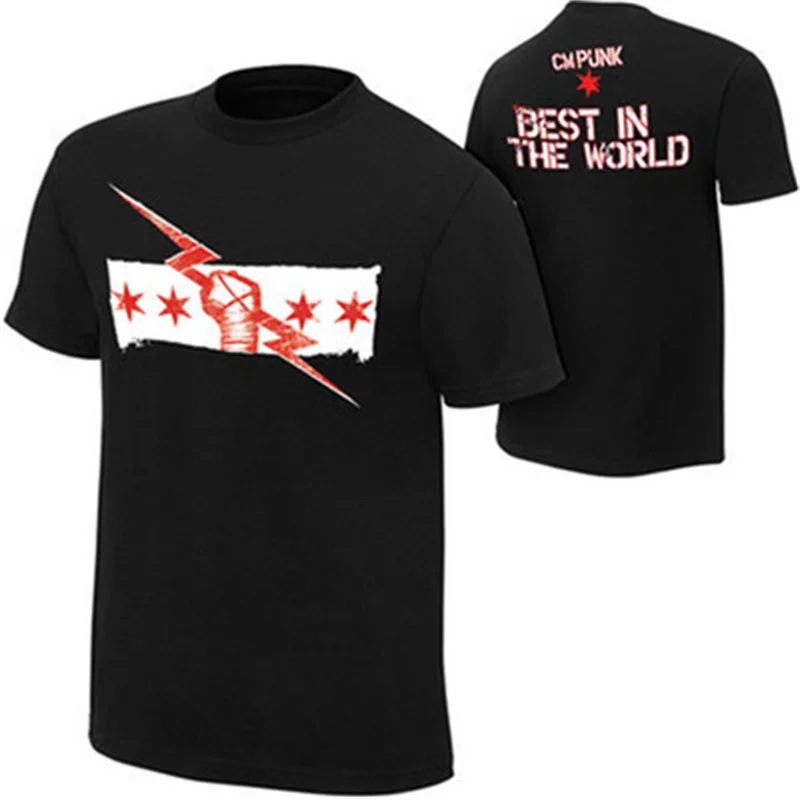 

Hot Men Fitness Wrestling Tshirt 2022 New Summer Fashion Mens T-shirts Pullover Tees O-Neck Short Sleeve Tops European Size