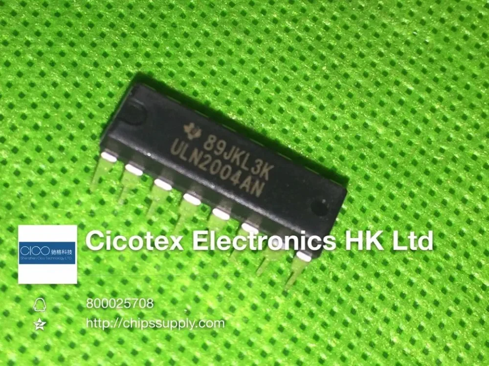 10 шт./лот ULN2004AN DIP16 IC PWR РЕЛЕ 7NPN 1:1 16DIP