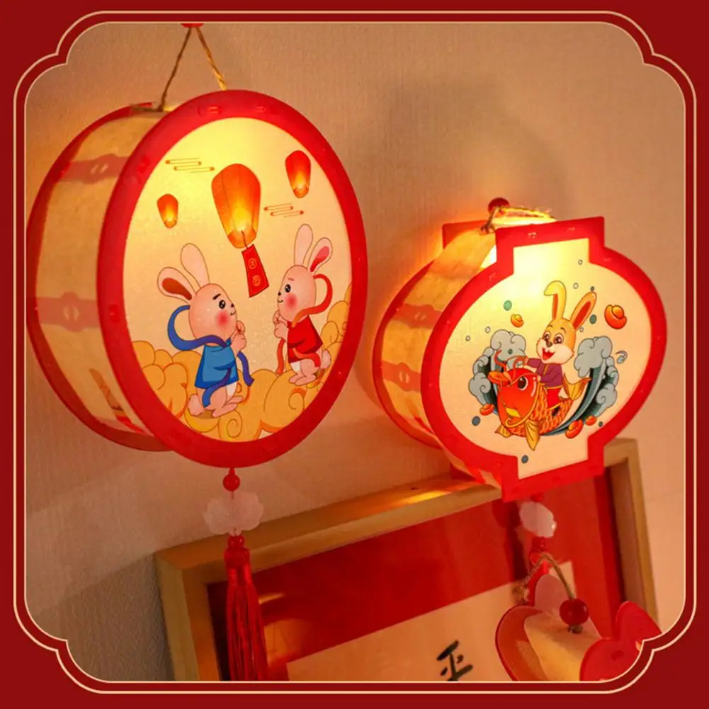 

1 Set New Year Lantern Attractive Non-Fading Simple Installation Household Supplies DIY Lantern Toy Festival Lantern Toy