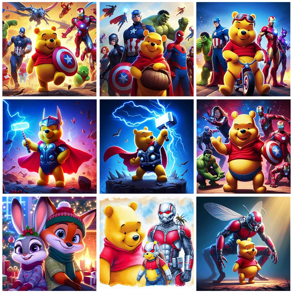 Набор для алмазной вышивки Винни-Пух