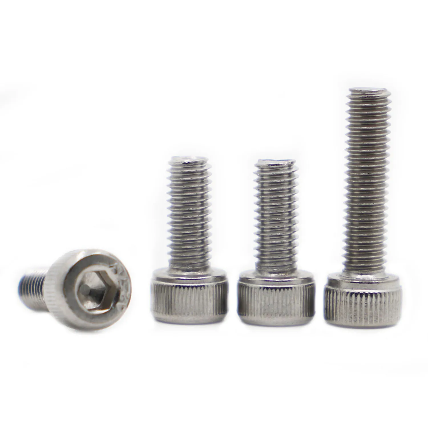 

304 Stainless Steel Allen Hex Socket Head Screw M1.6 M2 M2.5 M3 M4 M5 M6 M8 M10 Hexagon Socket Head Cap Screws Bolt DIN912