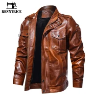 kenntrice biker jackets for men youth pop wild motorcycle coat fashion trend tie dye style faux leather ride outerwear clothes