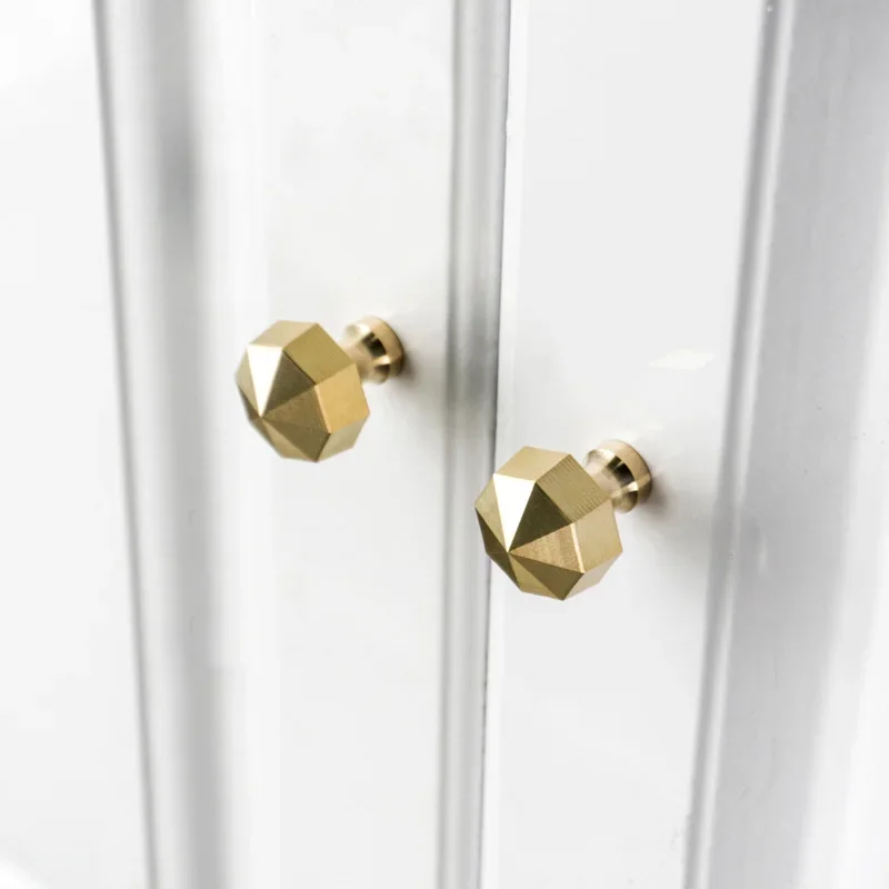 Современные золотые дверные ручки латунные для шкафа кухонного выдвижного ящика