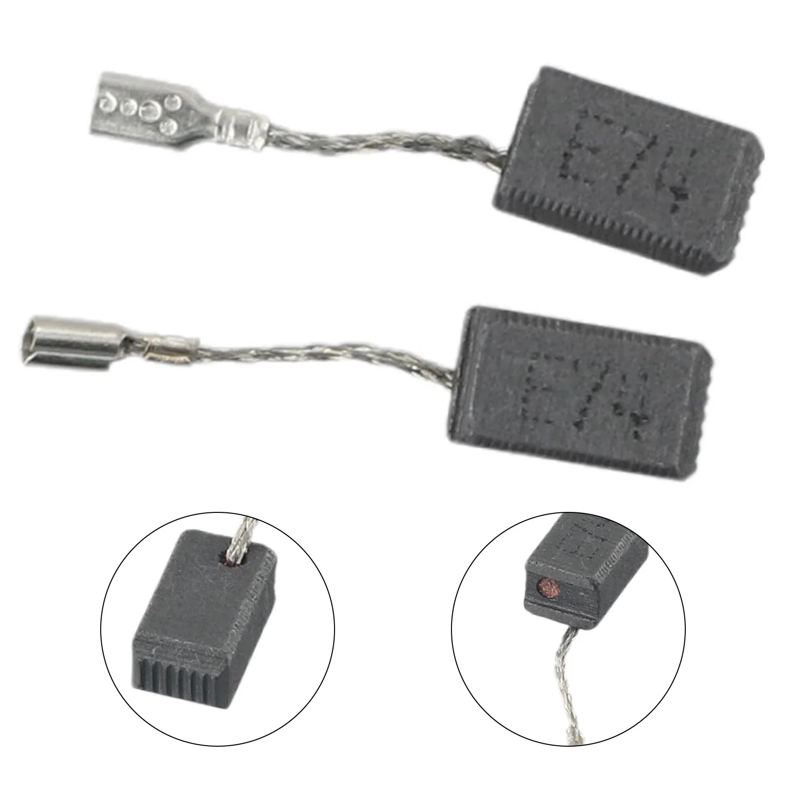 2 шт. металлические угольные щетки для Bosch 6 5x8x13 мм GWS 7-100/GWS 7-115 E/GWS 7-125 запасные части