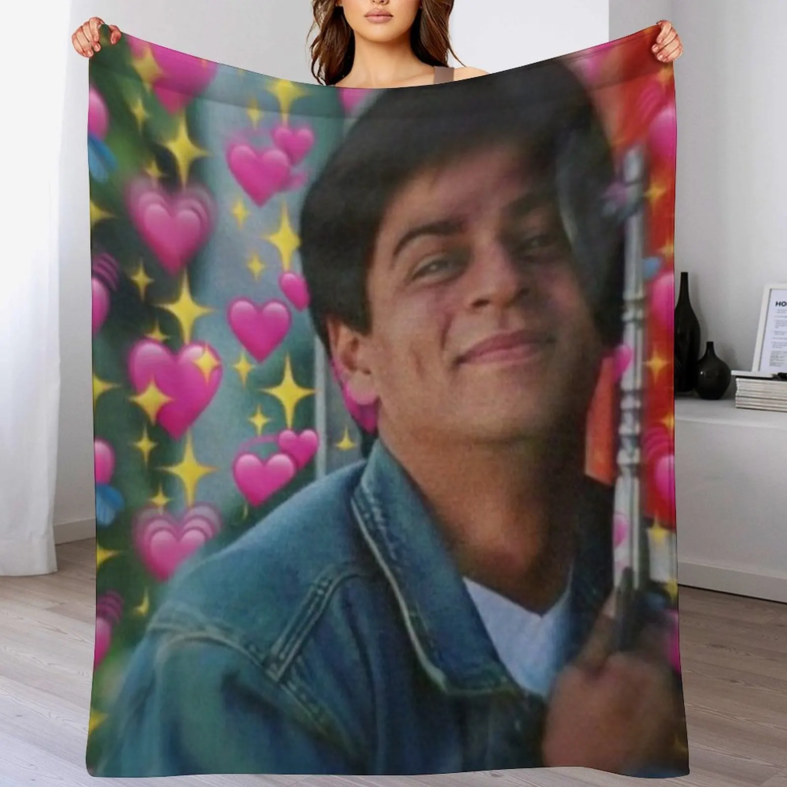 تھےukh khan Плед Волосы Декоративные диванные одеяла