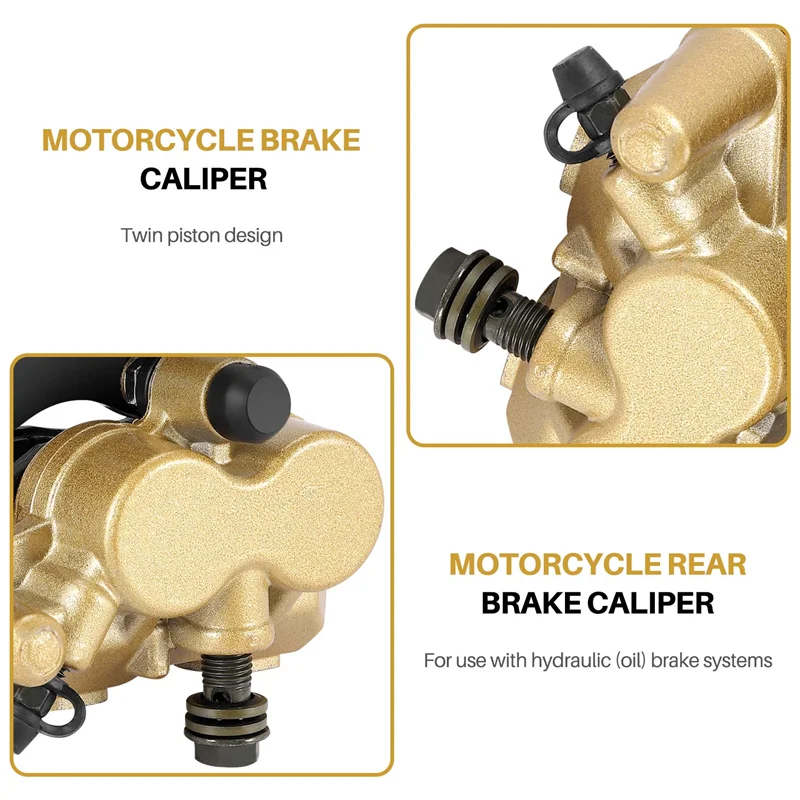 

Motorcycle Twin Piston Rear Hydraulic Brake Caliper Bracket for 125Cc 140Cc Pit Dirt