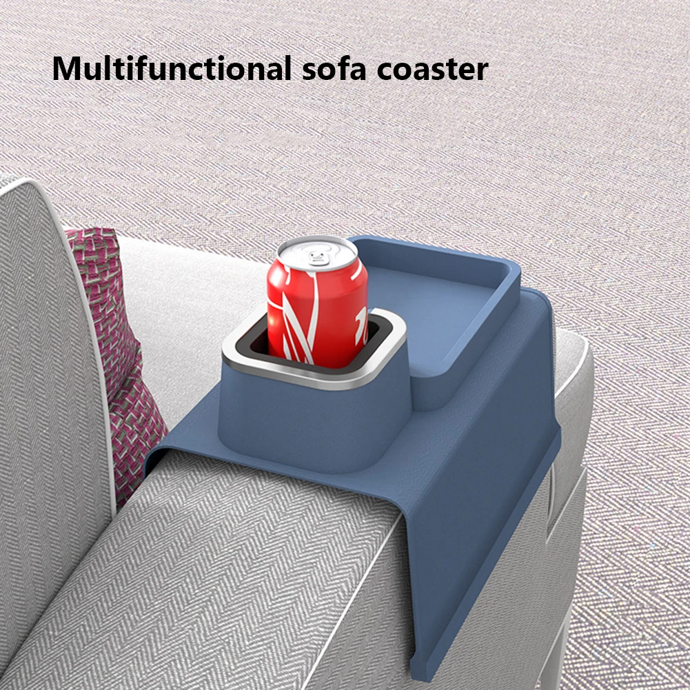 

Silicone Sofa Coaster Sofa Armrest Cup Holder Remote Control Cellphone Organizer