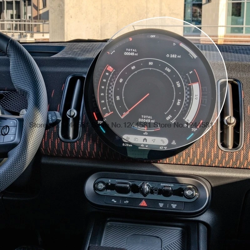 

Закаленное стекло для MINI Cooper S F65 F66 F67 U25 Countryman 2024 2025 9,4 дюйма, автомобильная развлечения, радио, GPS-навигация, защита