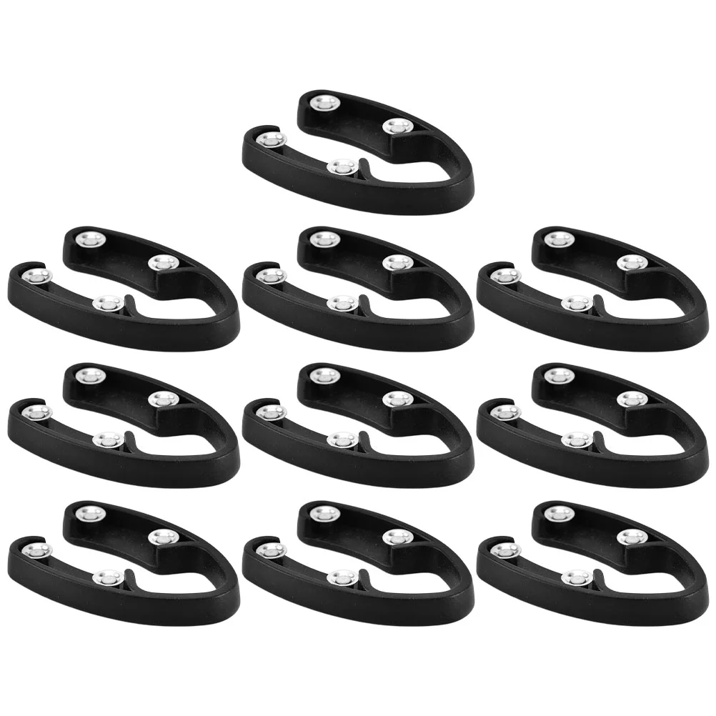 

10Pcs Household Paper Cutters Bottle Openers for Lovers (Black)
