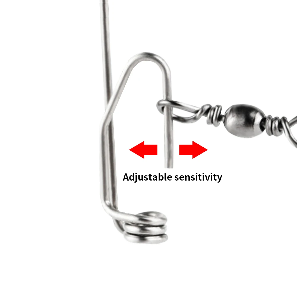 Stainless Steel Accessories Ejection Catapult Spring Full Speed Artifact Parts Lazy Person Automatic Fishing Hook Jig Head