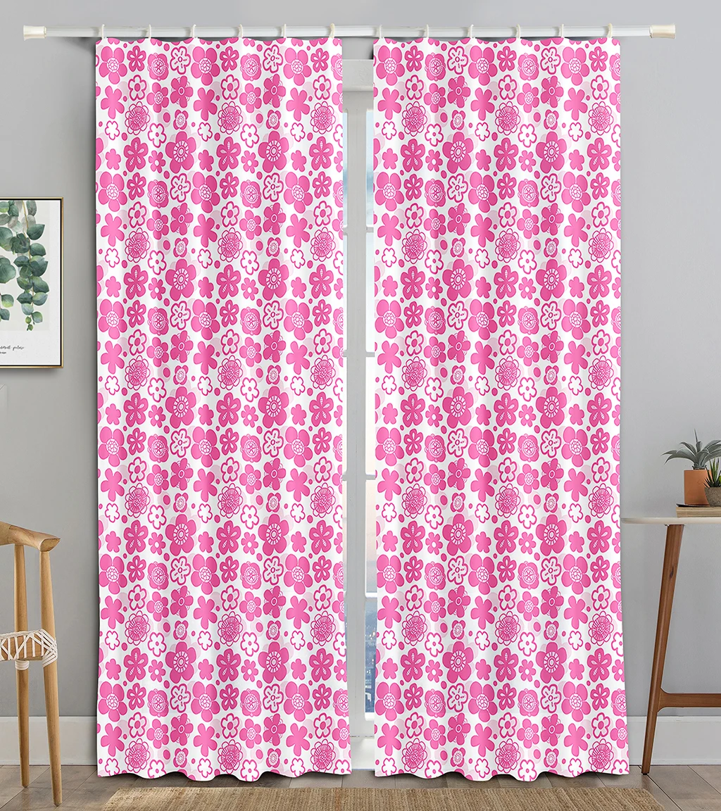 

Abstract Lines Colorful Cloth Curtains for Living Room Sheer Curtain for Bedroom Kitchen Window Drapes Blinds